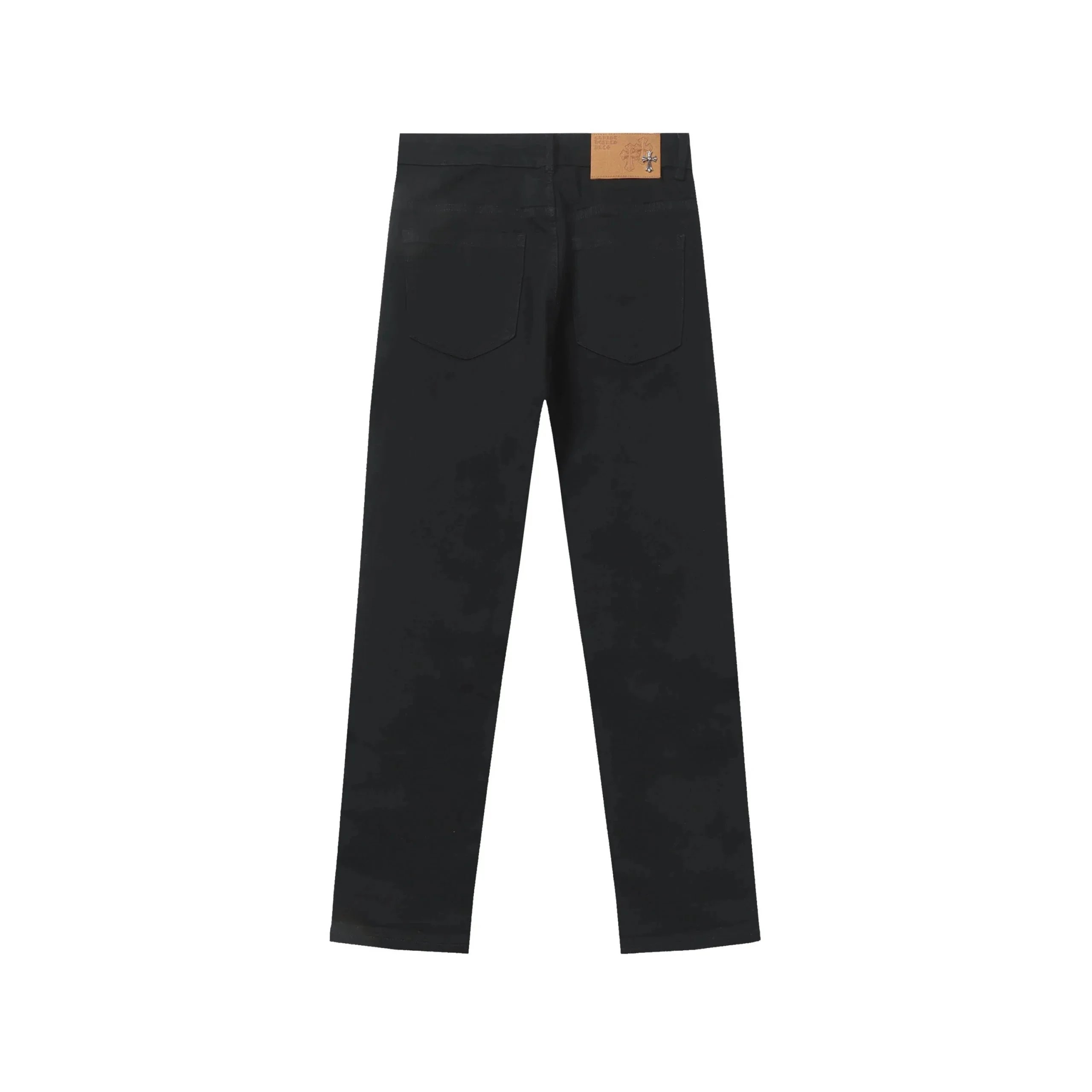 Unbranded Jeans Wide-Leg Cross Patch — 26