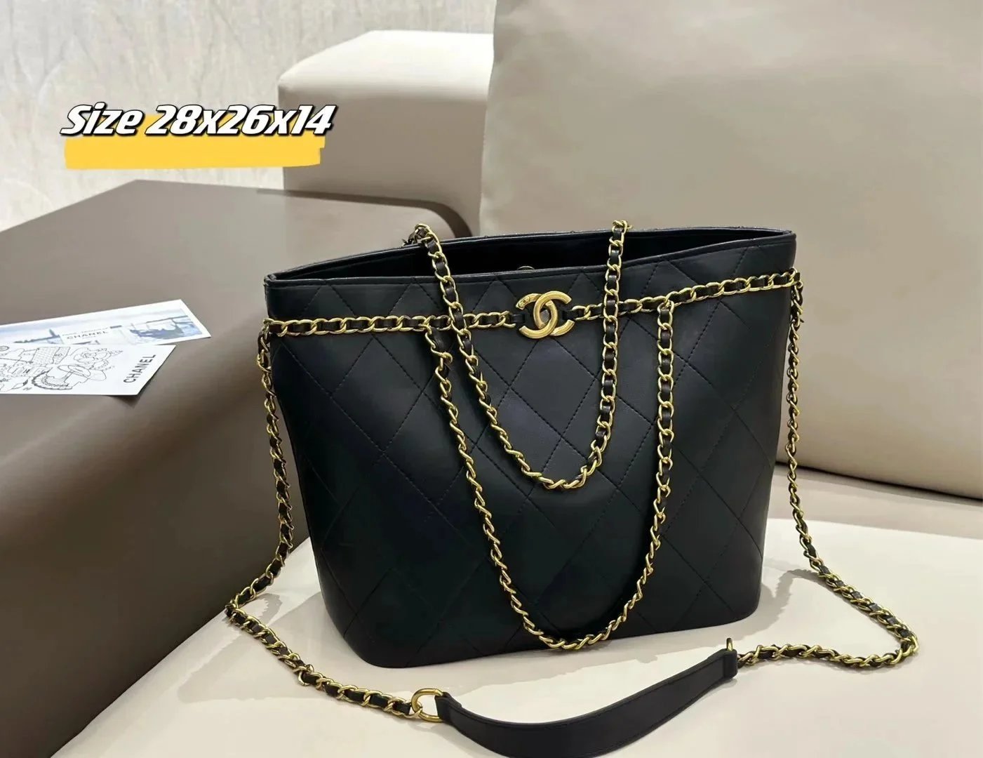 Chanel Boy Bag Black Quilted Calfskin Chain Shoulder Bag - 4