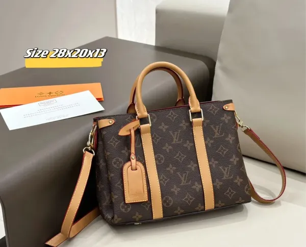 Louis Vuitton Monogram Canvas Petite Boîte Chapeau Handbag Brown - 1