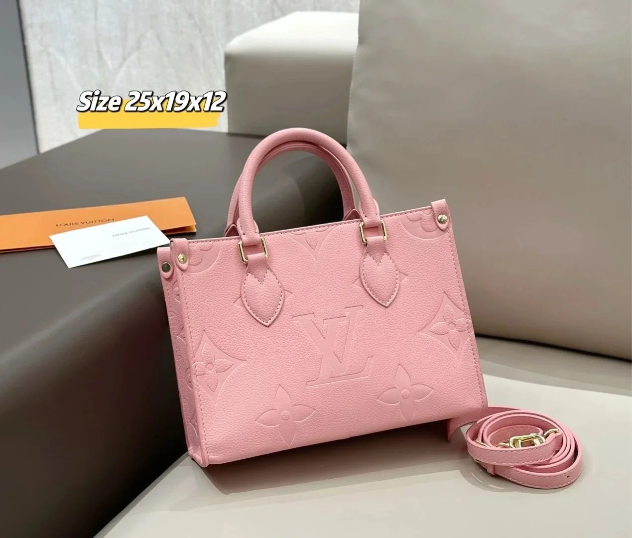 Louis Vuitton Handbags Monogram embossed top-handle satchel with detachable shoulder strap — 4