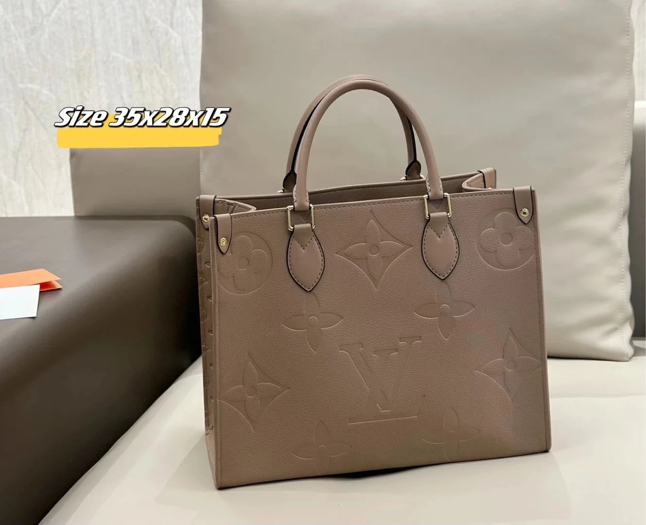 Louis Vuitton Handbags Monogram embossed top-handle satchel with detachable shoulder strap — 23