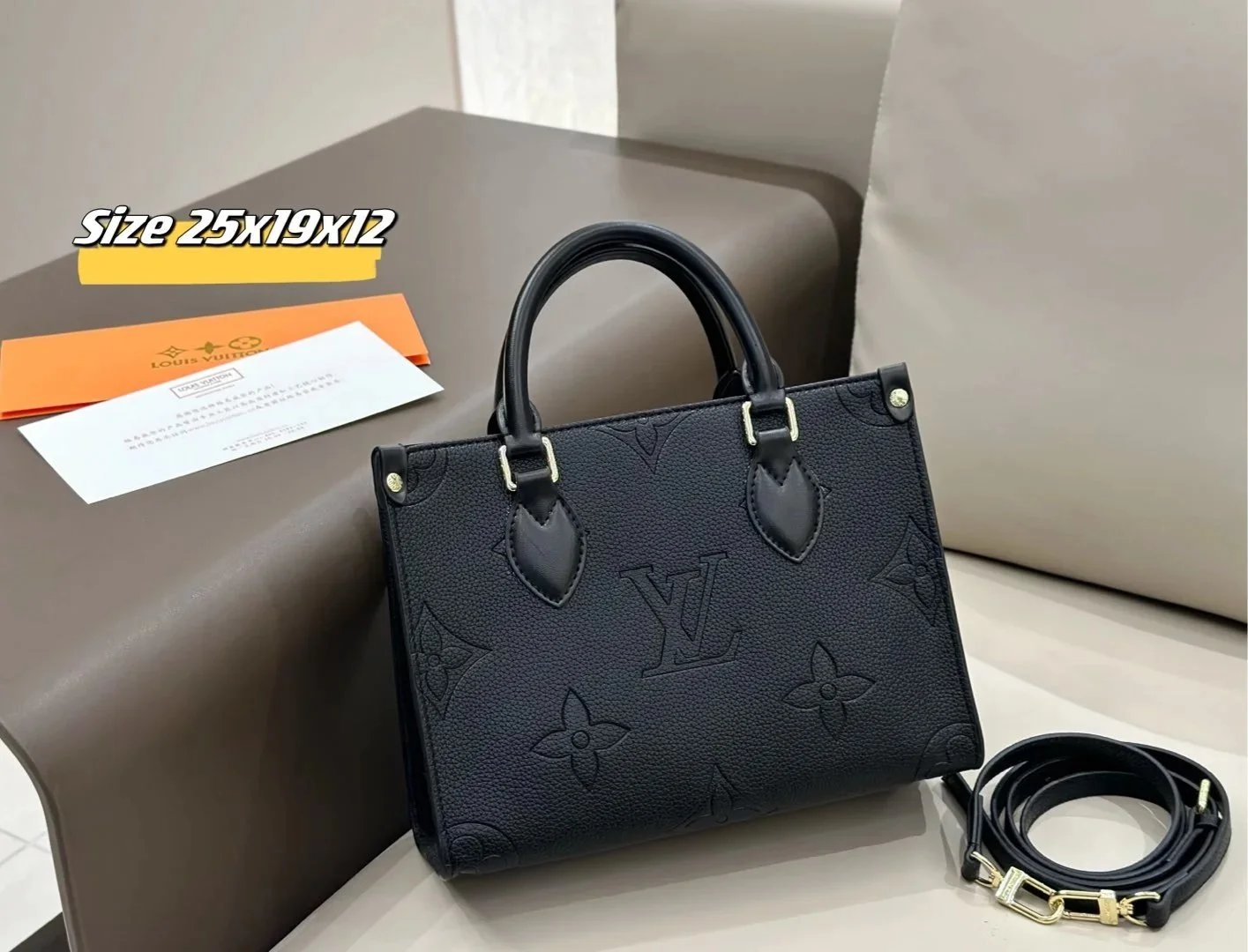 Louis Vuitton Handbags Monogram embossed top-handle satchel with detachable shoulder strap — 3
