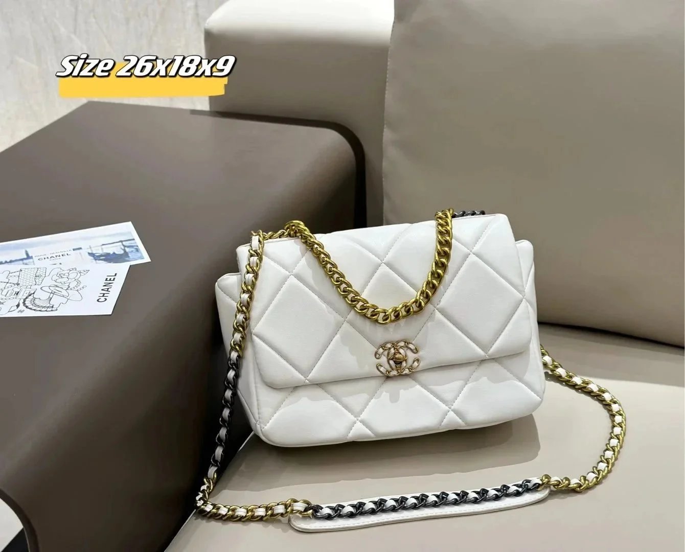 Chanel Handbags Quilted Chain-Strap Handbag — 3
