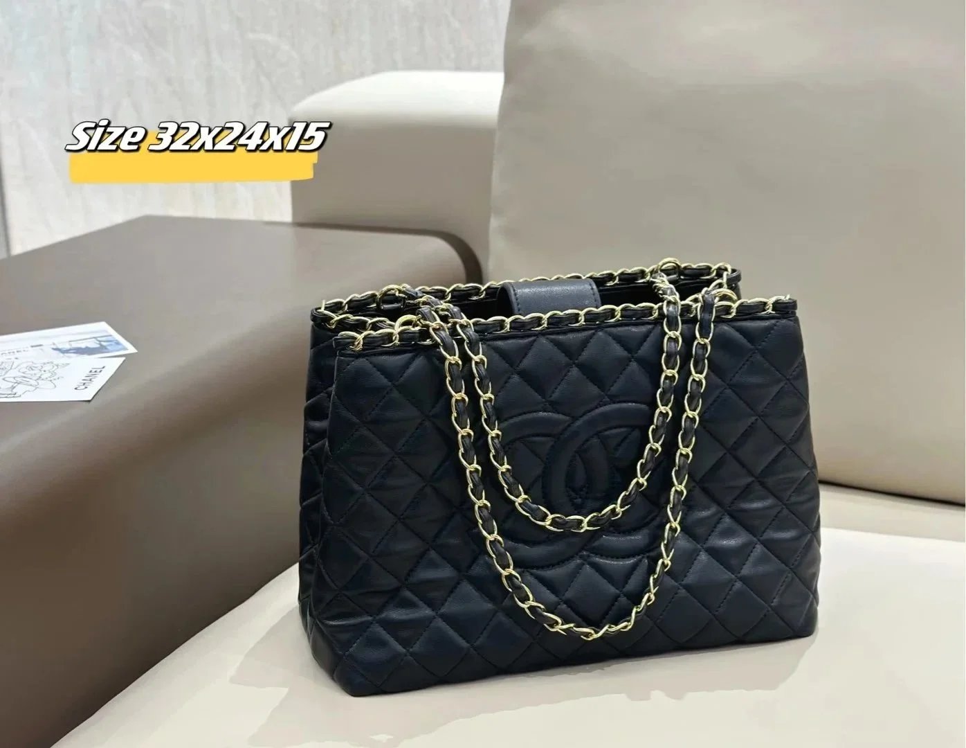 Chanel Handbags Quilted Top-Handle Chain Bag image 3