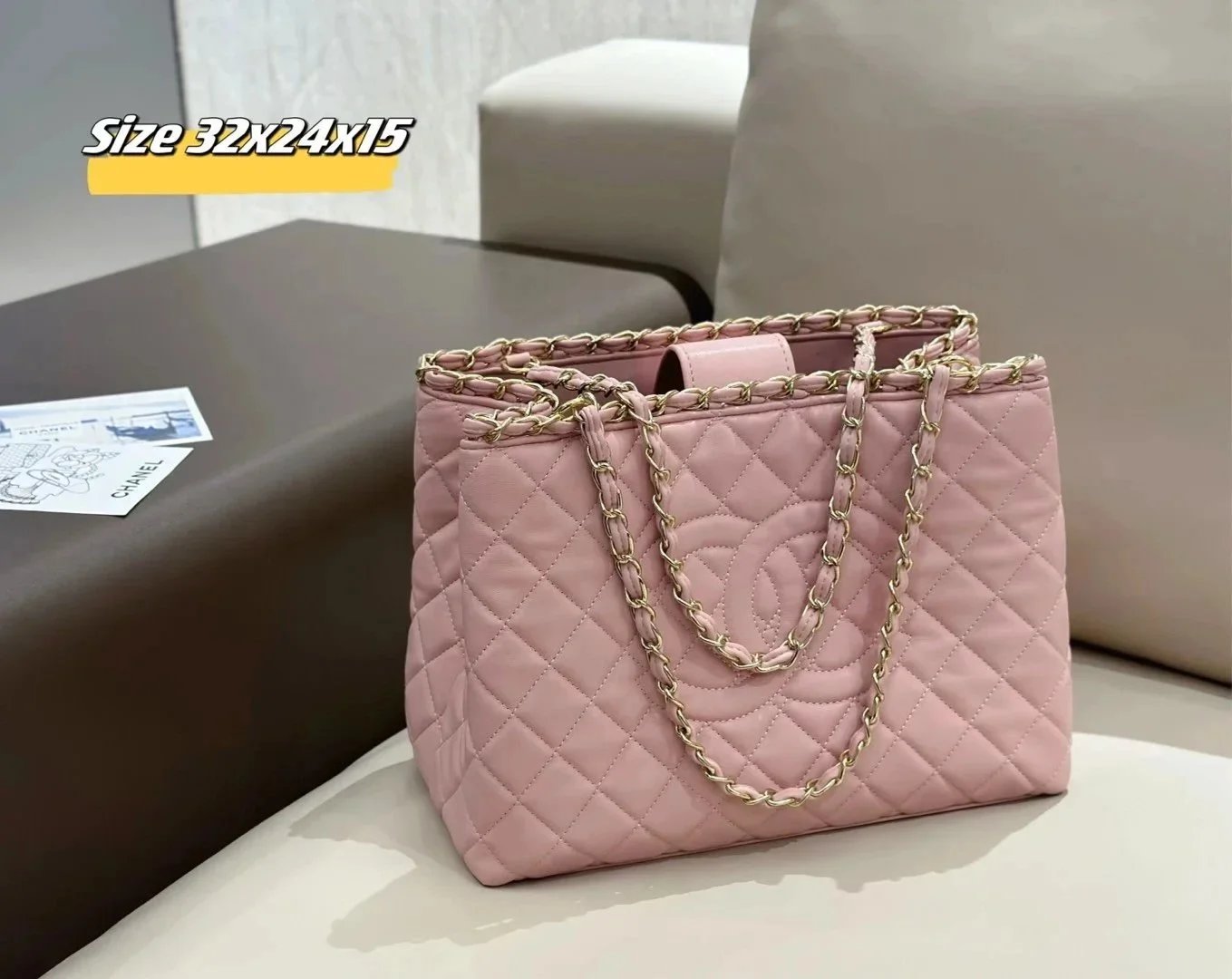 Chanel Handbags Quilted Top-Handle Chain Bag image 9