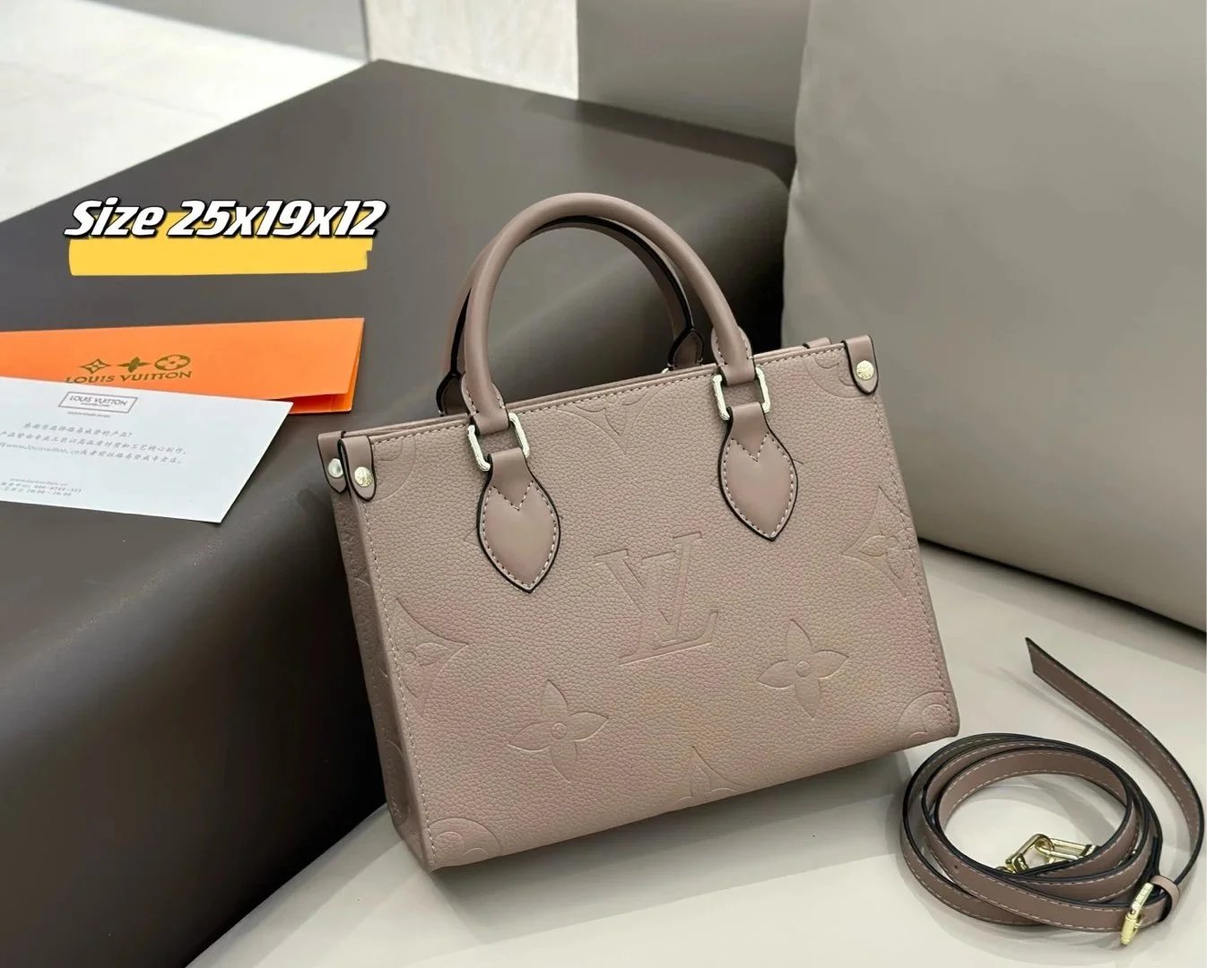 Louis Vuitton Handbags Monogram embossed top-handle satchel with detachable shoulder strap — 2