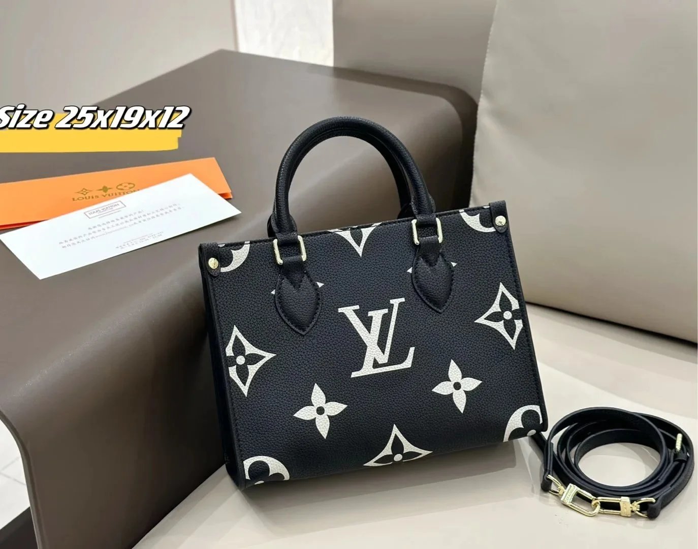Louis Vuitton Handbags Monogram embossed top-handle satchel with detachable shoulder strap — 7