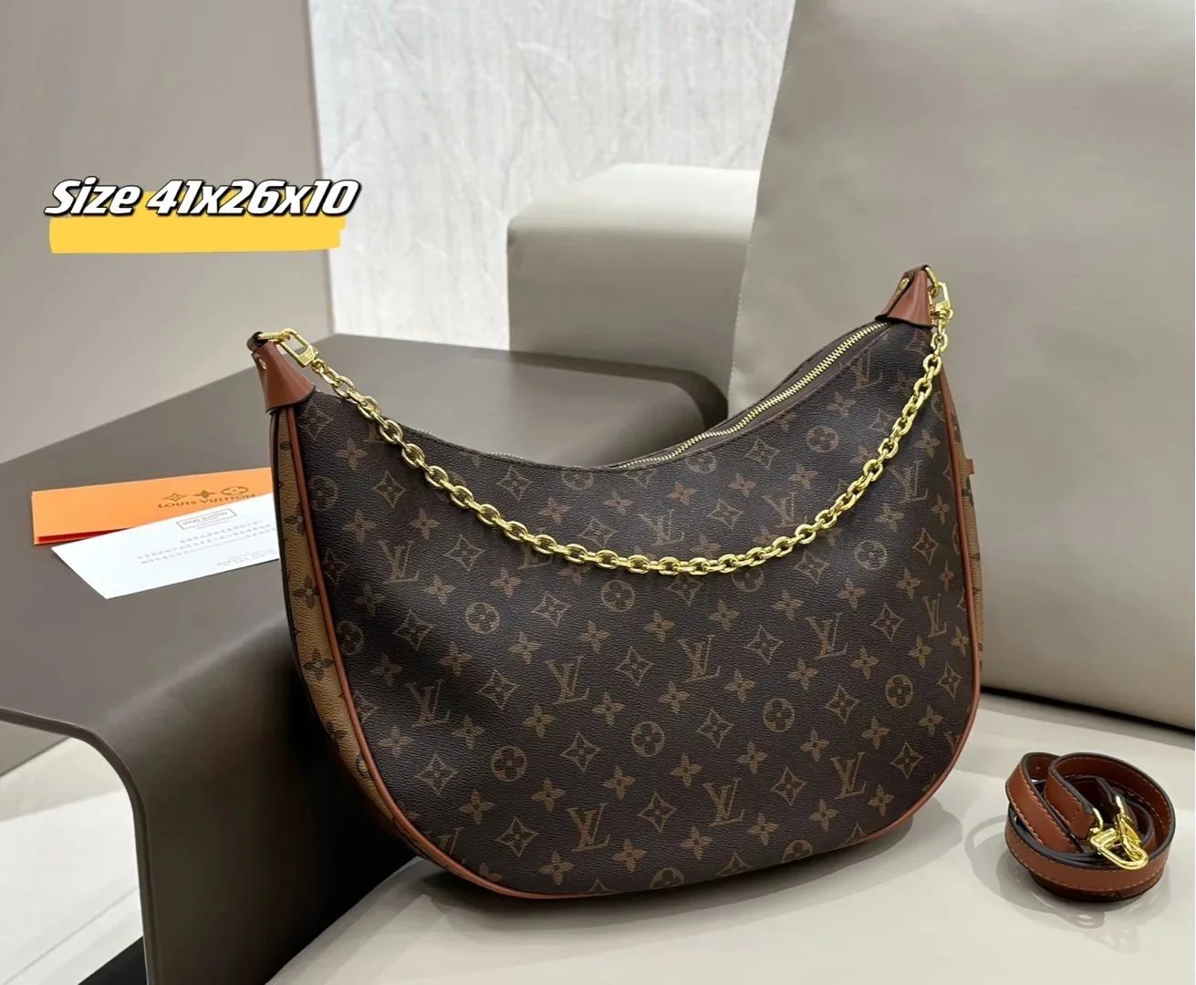 Louis Vuitton Neo Noé Bucket Bag Beige Monogram Leather Shoulder Bag Handbags - 13