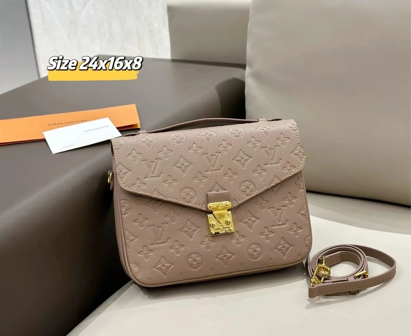 Louis Vuitton Neo Noé Bucket Bag Beige Monogram Leather Shoulder Bag Handbags - 6