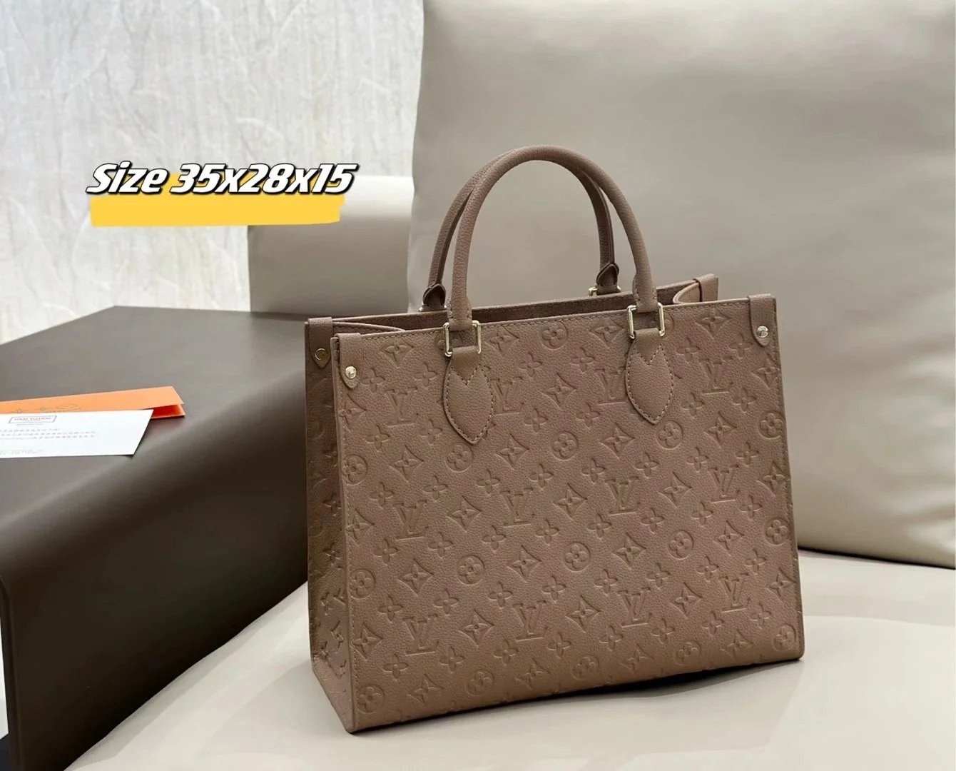 Louis Vuitton Handbags Monogram embossed top-handle satchel with detachable shoulder strap — 20