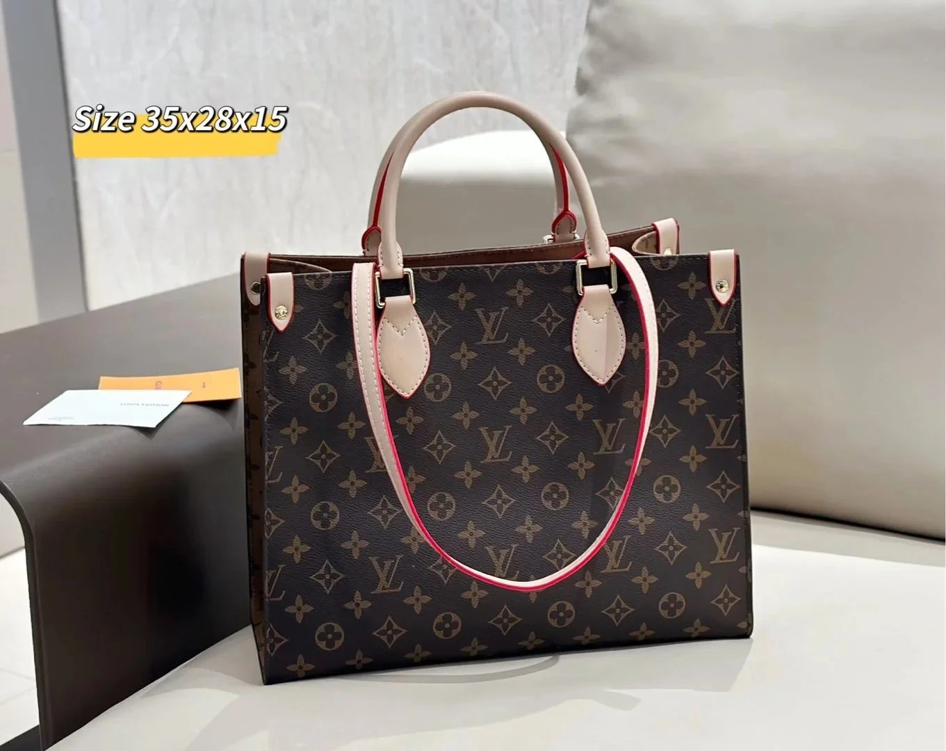 Louis Vuitton Handbags Monogram embossed top-handle satchel with detachable shoulder strap — 28