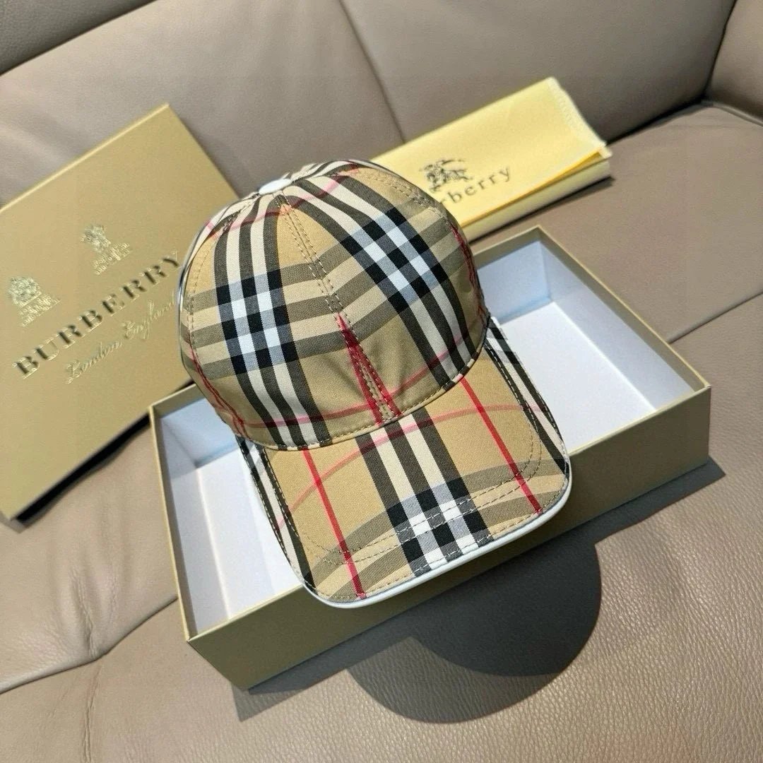 Burberry Hats Check Baseball Caps and Logo Knit Beanies — 3