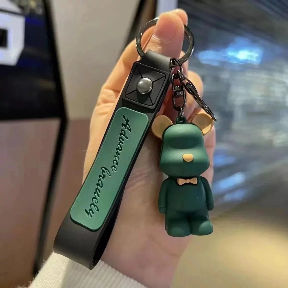 Kaws Companion Keychain Pink Green Multicolor Accessories - 11