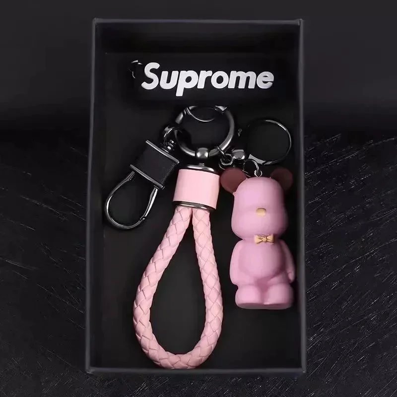 Kaws Companion Keychain Pink Green Multicolor Accessories - 13