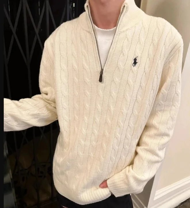 Milk White Zipper