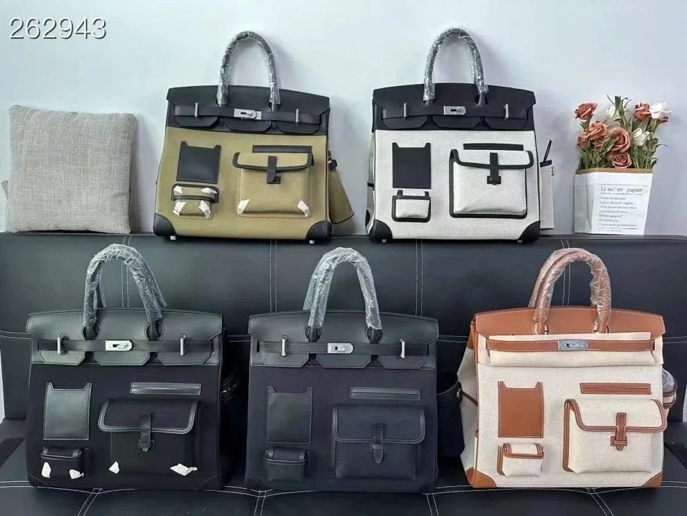 ** H birkin 40cm cargo 帆布包 帆布拼swift皮 又轻便的一款男女通用款