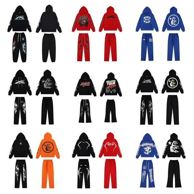 Hellstar Tracksuits Graphic Hooded Tracksuit product detail image 4