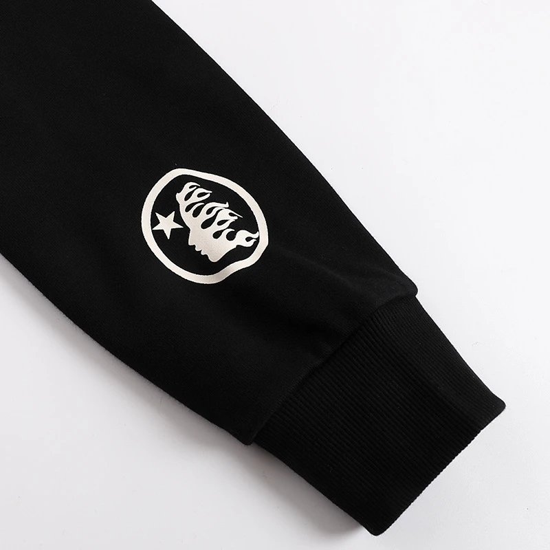 Hellstar Flame Graphic Sweatpants Black - 30