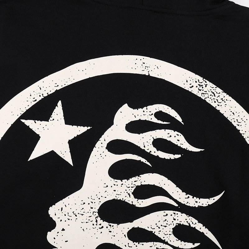 Hellstar Flame Graphic Sweatpants Black - 27