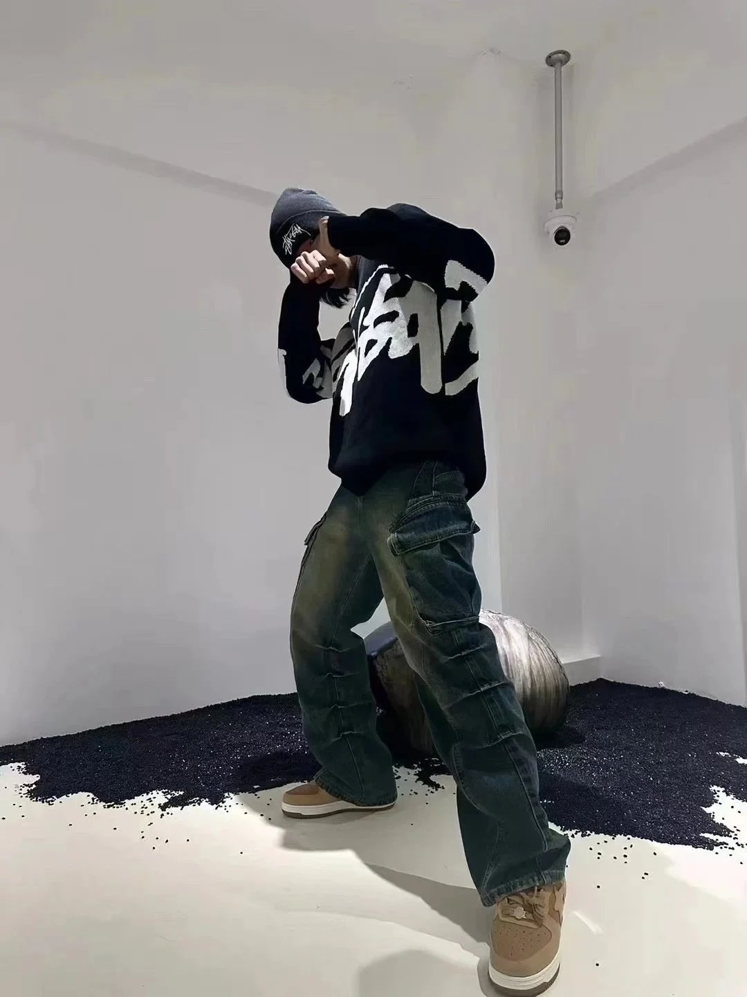 Stussy Graffiti Print Sweater 