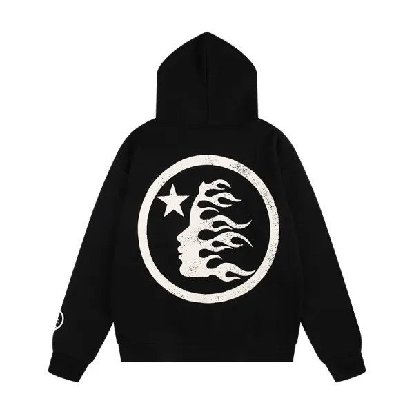 Hellstar Flame Graphic Sweatpants Black - 35