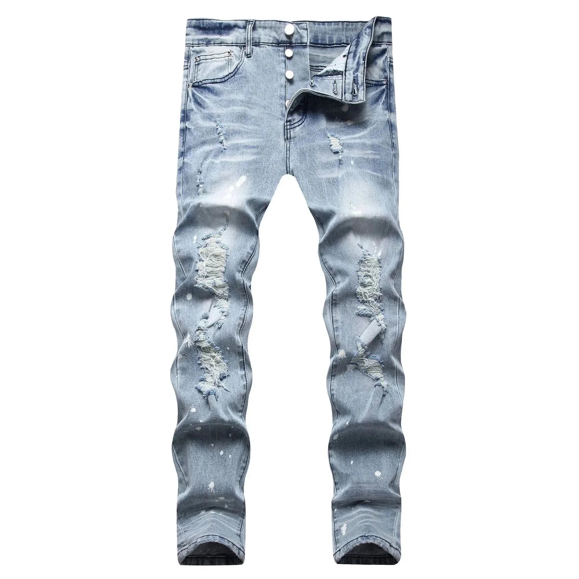 Amiri Distressed Denim Jeans [
