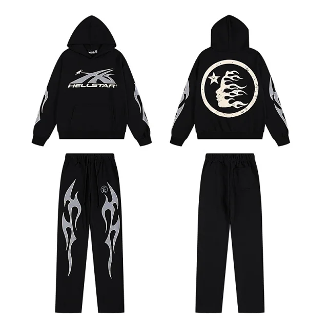 Hellstar Tracksuits Graphic Hooded Tracksuit product detail image 9