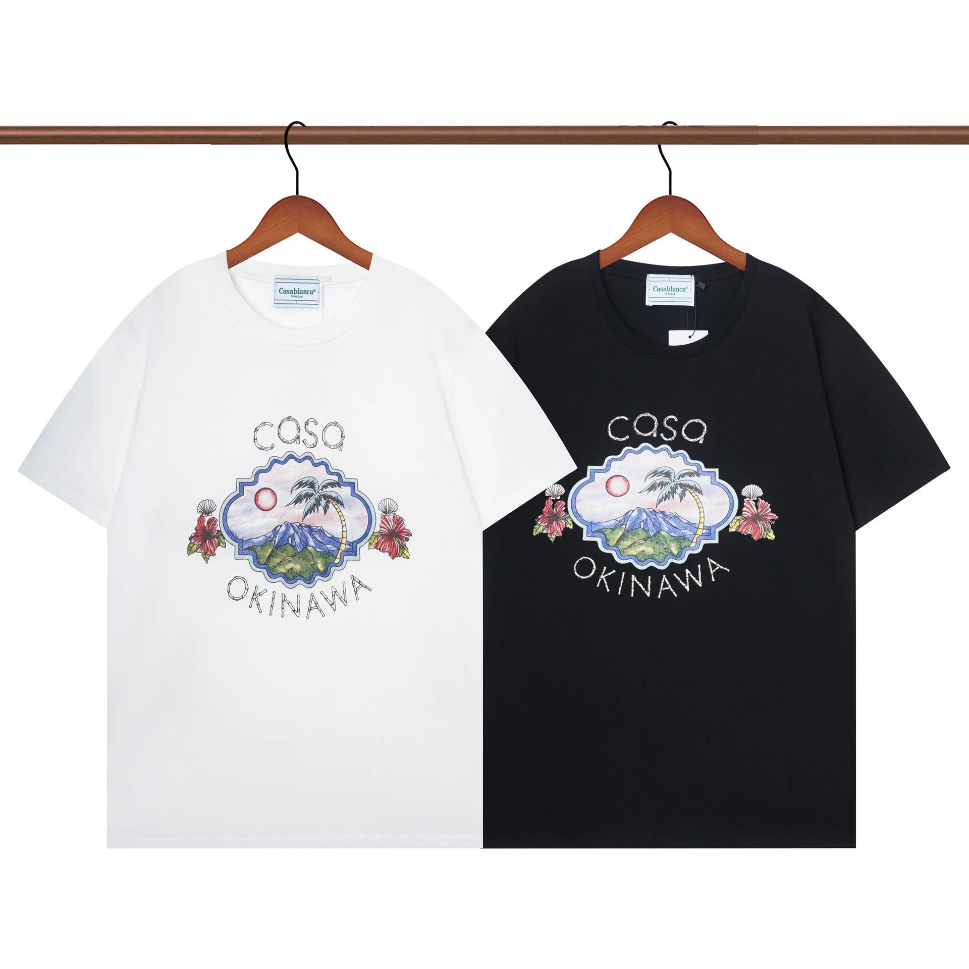 Casablanca Casa Okinawa Graphic Print White T-Shirt - 57