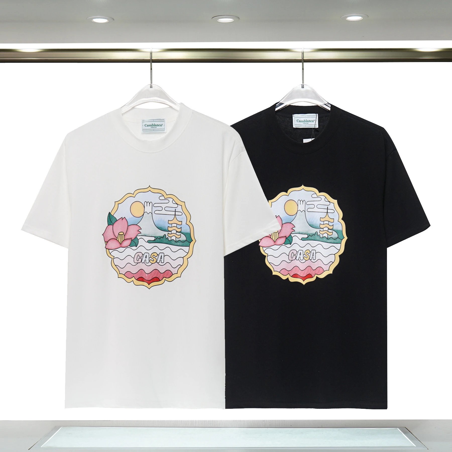 Casablanca Casa Okinawa Graphic Print White T-Shirt - 47