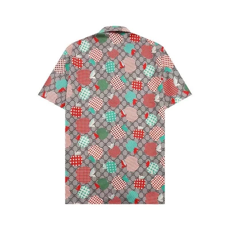 Dior Oblique Print Short-Sleeve Shirt and Shorts Set Gray - 11