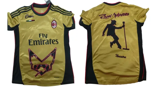 AC Milan x Raúl Alejandro Gold Third Jersey - 1