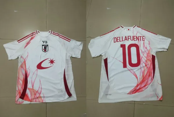 Adidas Y-3 Japan National Team 2006 Away Jersey White / Red - 1