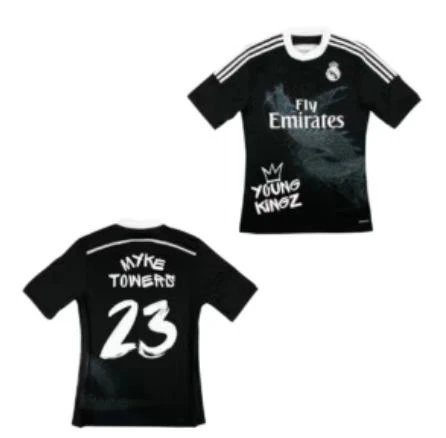 Real Madrid x Young Kingz Hayke Towers 23 Black Jersey