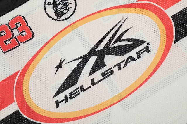 Hellstar T-Shirts Mesh football jersey graphic product detail image 17