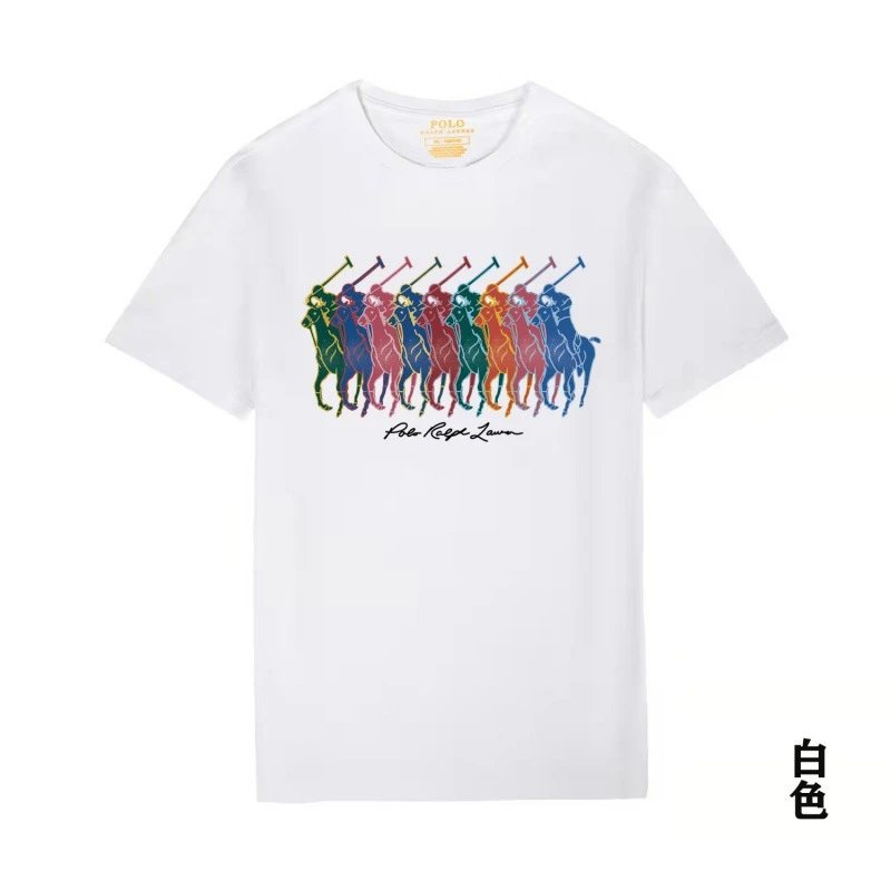Polo Ralph Lauren T-Shirts Short-Sleeve Graphic Logo T-Shirt — 55