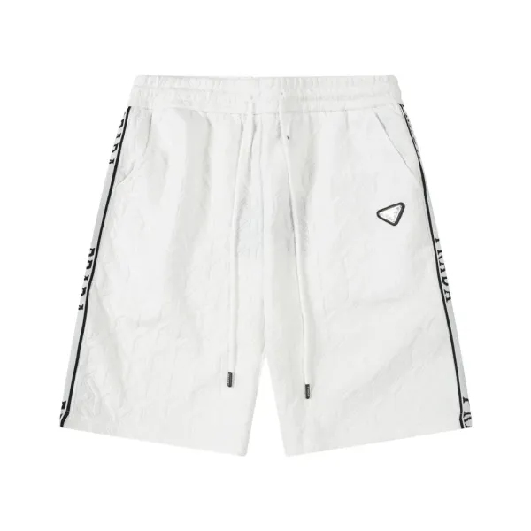 Design Tape Detail Jogger Shorts Army Green - 9