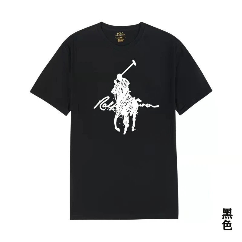 Polo Ralph Lauren T-Shirts Short-Sleeve Graphic Logo T-Shirt — 75