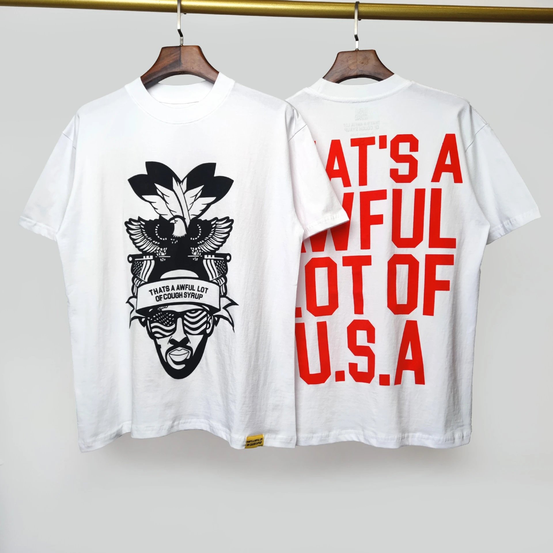 Unbranded T-Shirts Graphic Print — 52 white