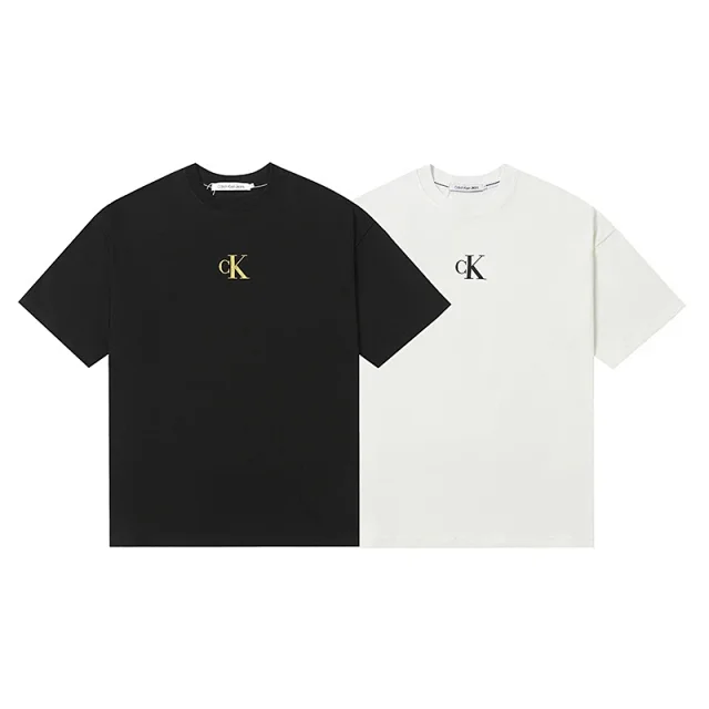 Calvin Klein T-Shirts Logo-print crew-neck short-sleeve product detail image 4