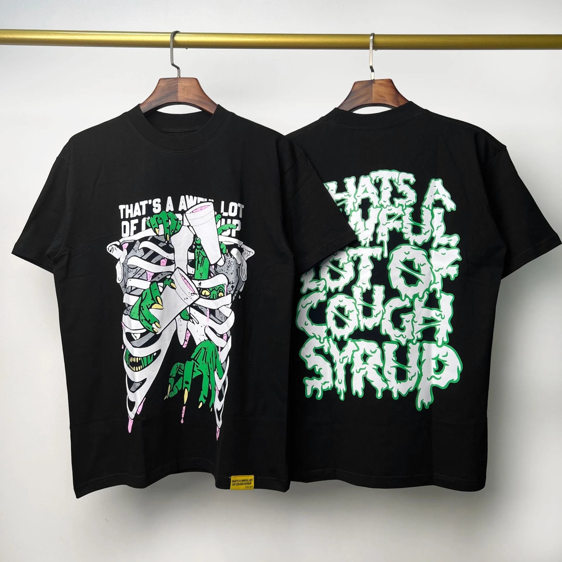 Unbranded T-Shirts Graphic Print — 74 black