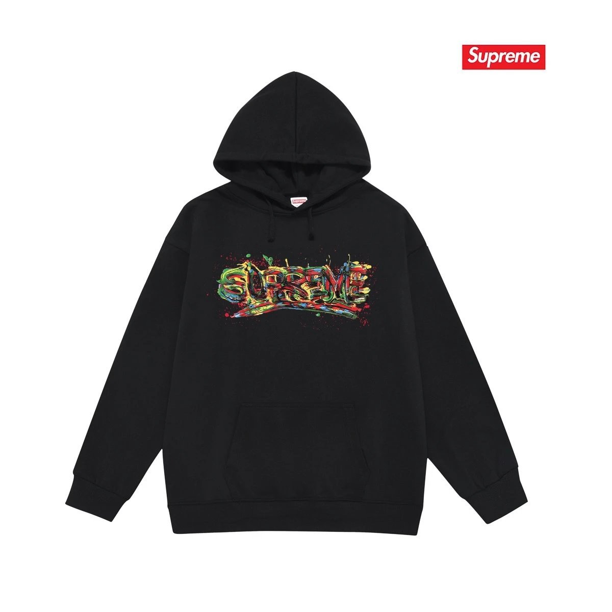 Supreme Hoodies & Sweatshirts Graphic Print Hoodie — S 2224 Black