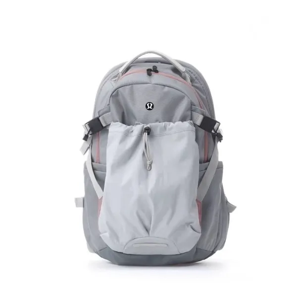 Lululemon Everywhere Backpack Light Gray / Pink - 8