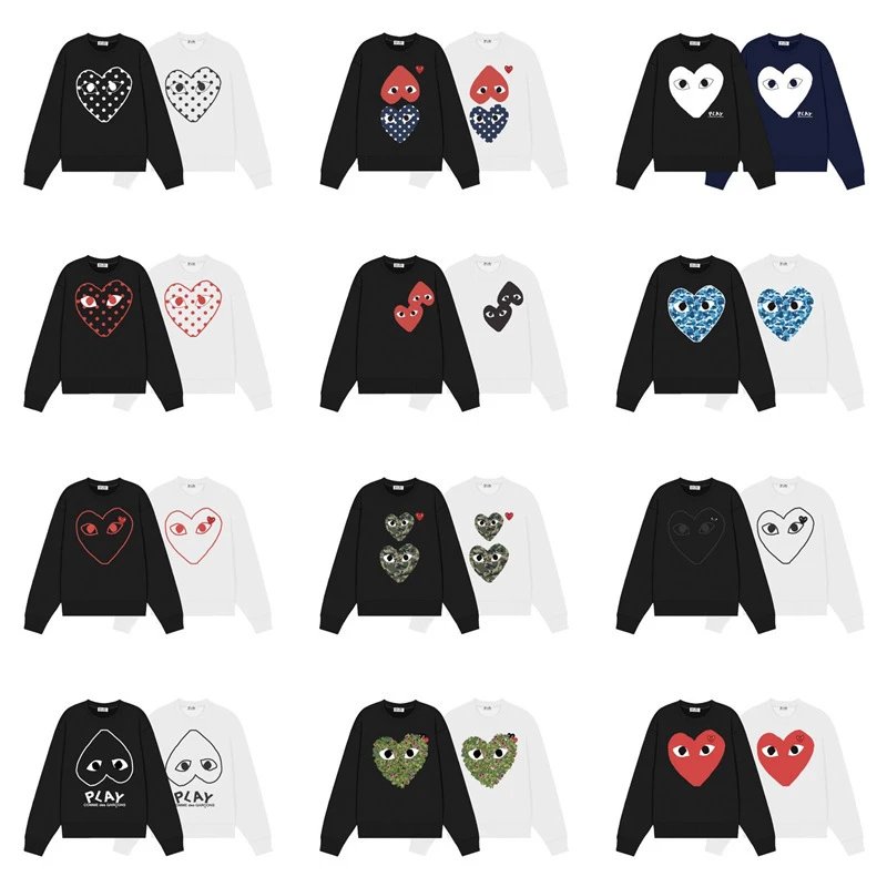 Comme des Garçons Hoodies & Sweatshirts PLAY heart graphic crewneck sweatshirt image 2