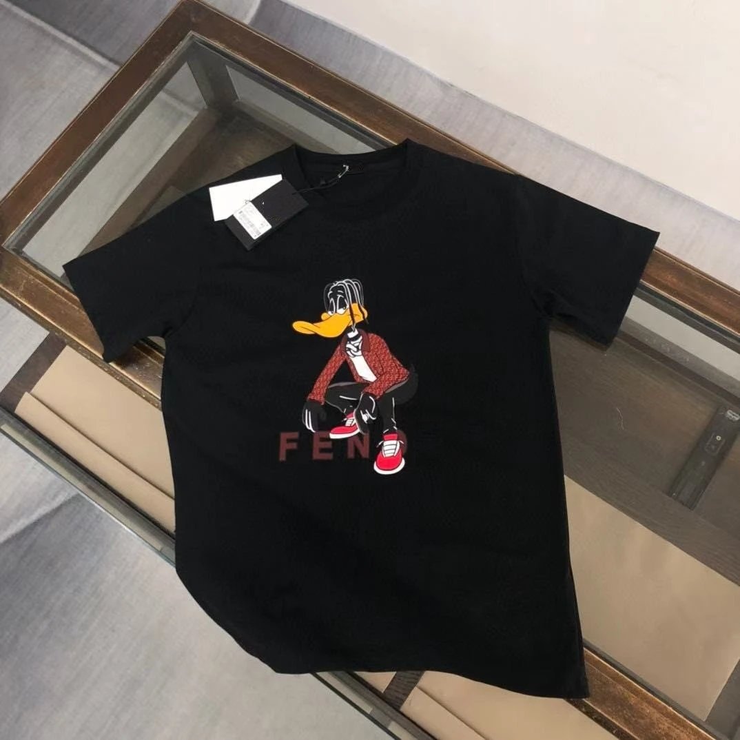Fendi T-Shirts Monster Eyes Graphic — 37