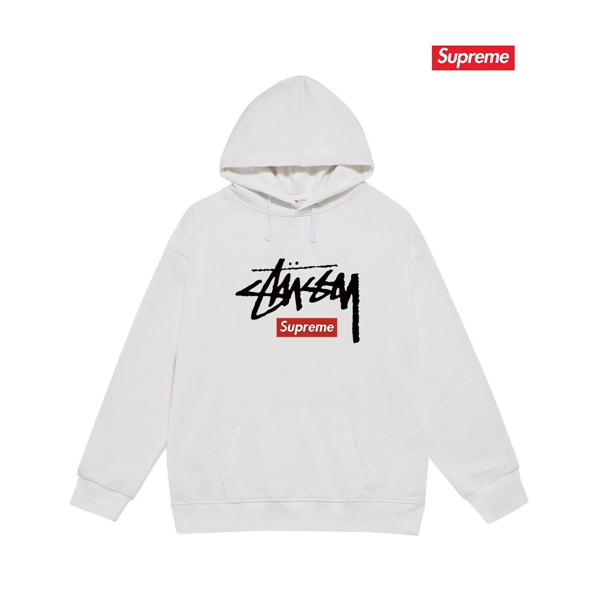 Supreme Hoodies & Sweatshirts Graphic Print Hoodie — S 2222 white