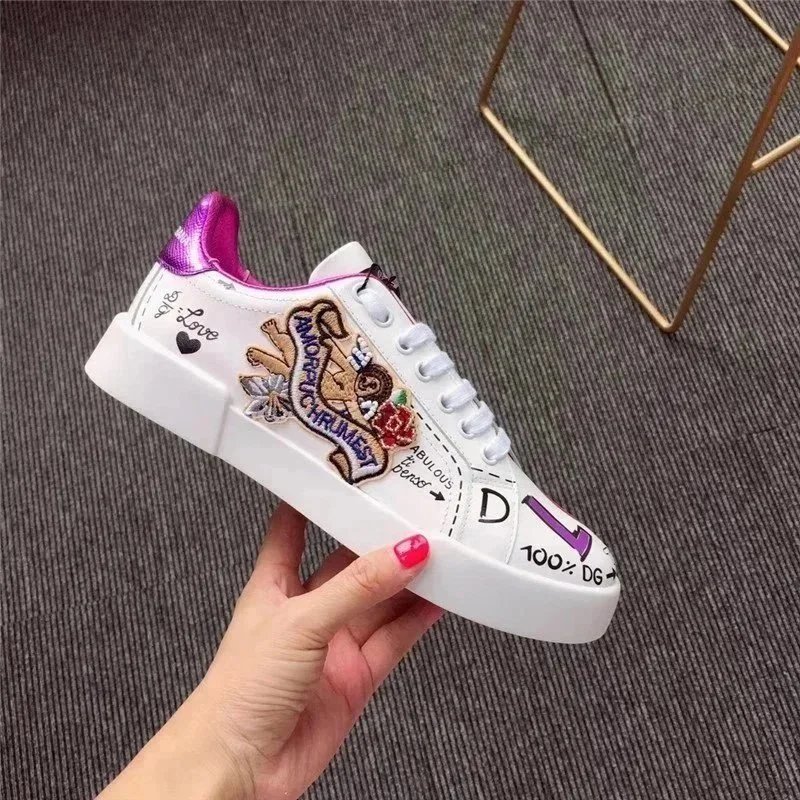 Dolce & Gabbana Sneakers Portofino low-top — Red