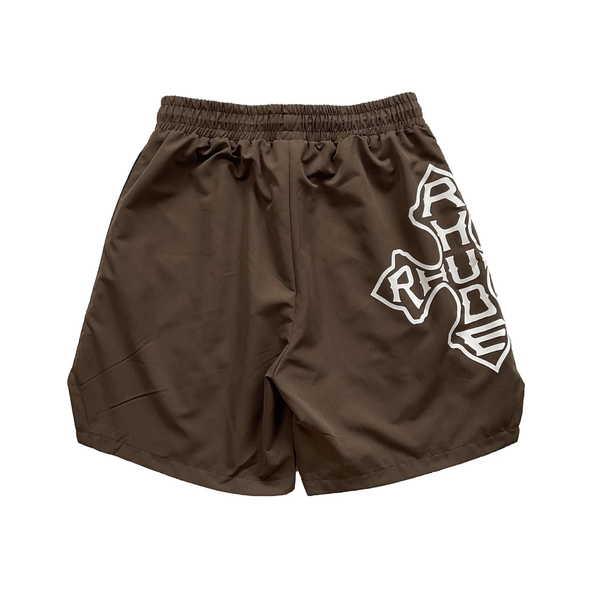 Rhude Cross Logo Swim Shorts Army Green - 12