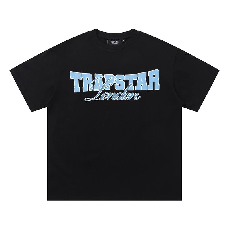 Trapstar T-Shirts Graphic Logo Short-Sleeve T-Shirt — 707 Black