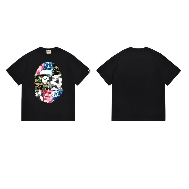 A Bathing Ape T-Shirts Head Graphic — 148 black