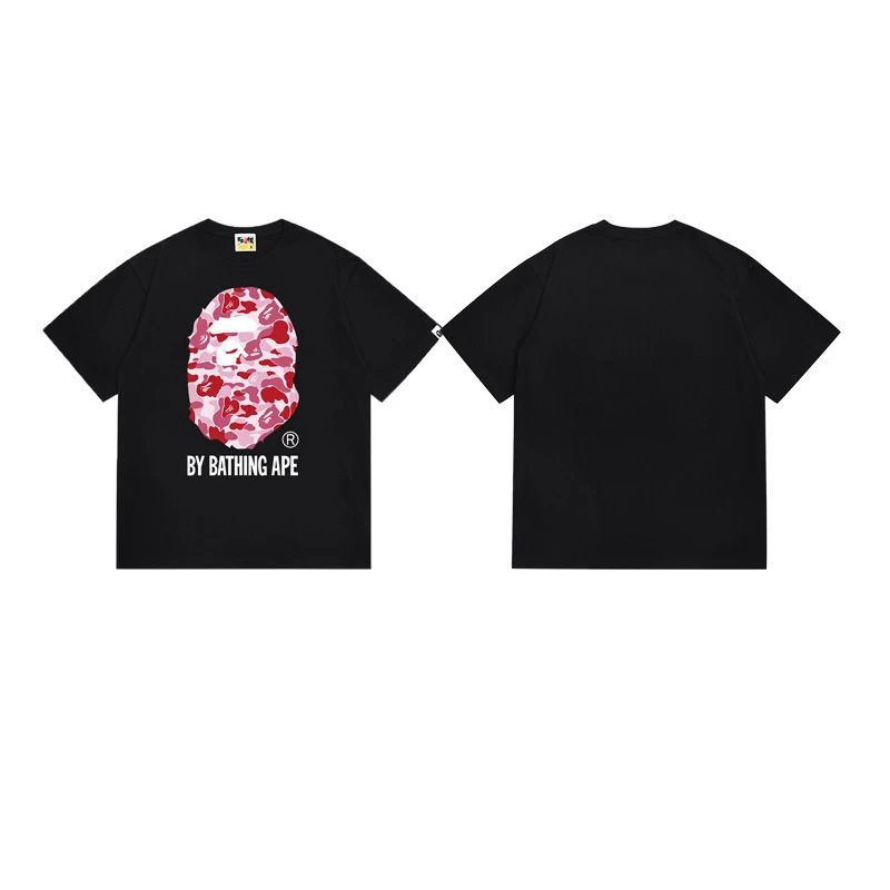 A Bathing Ape T-Shirts Head Graphic — 151 black powder